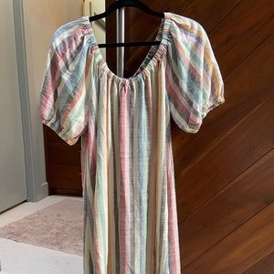 Madewell rainbow dress